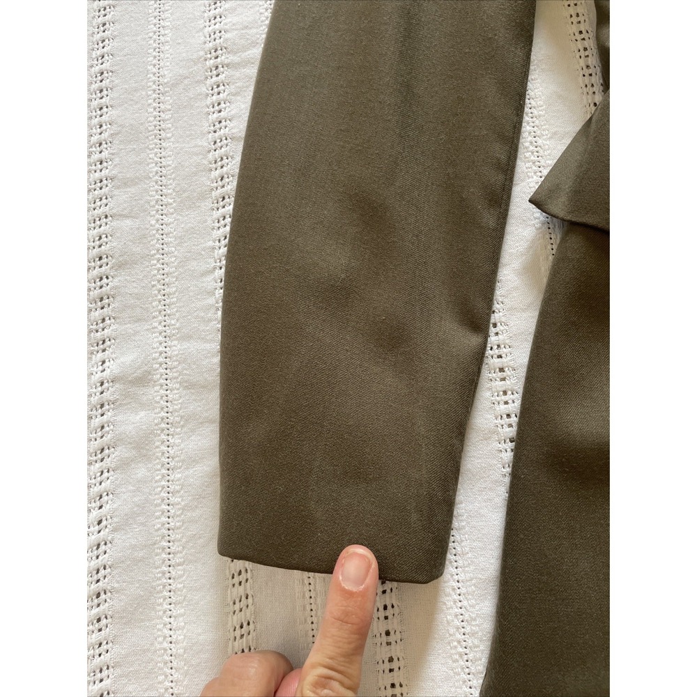VTG Xerxes Wool Military Inspired Olive Drab Gold Button Blazer/Jacket. Size 8. - Picture 14 of 14